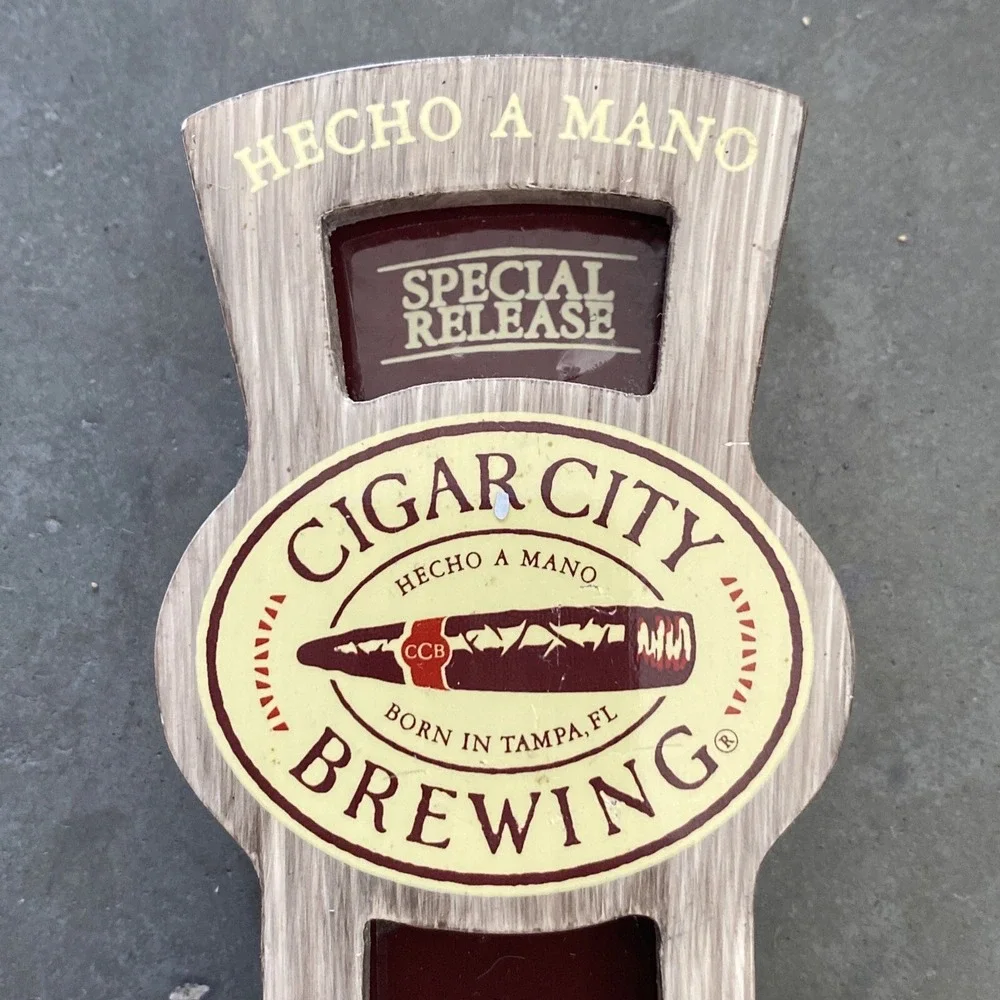 Cigar City Brewing Hecho A Mano Special Release Beer Tap Handle, 12.5 inches